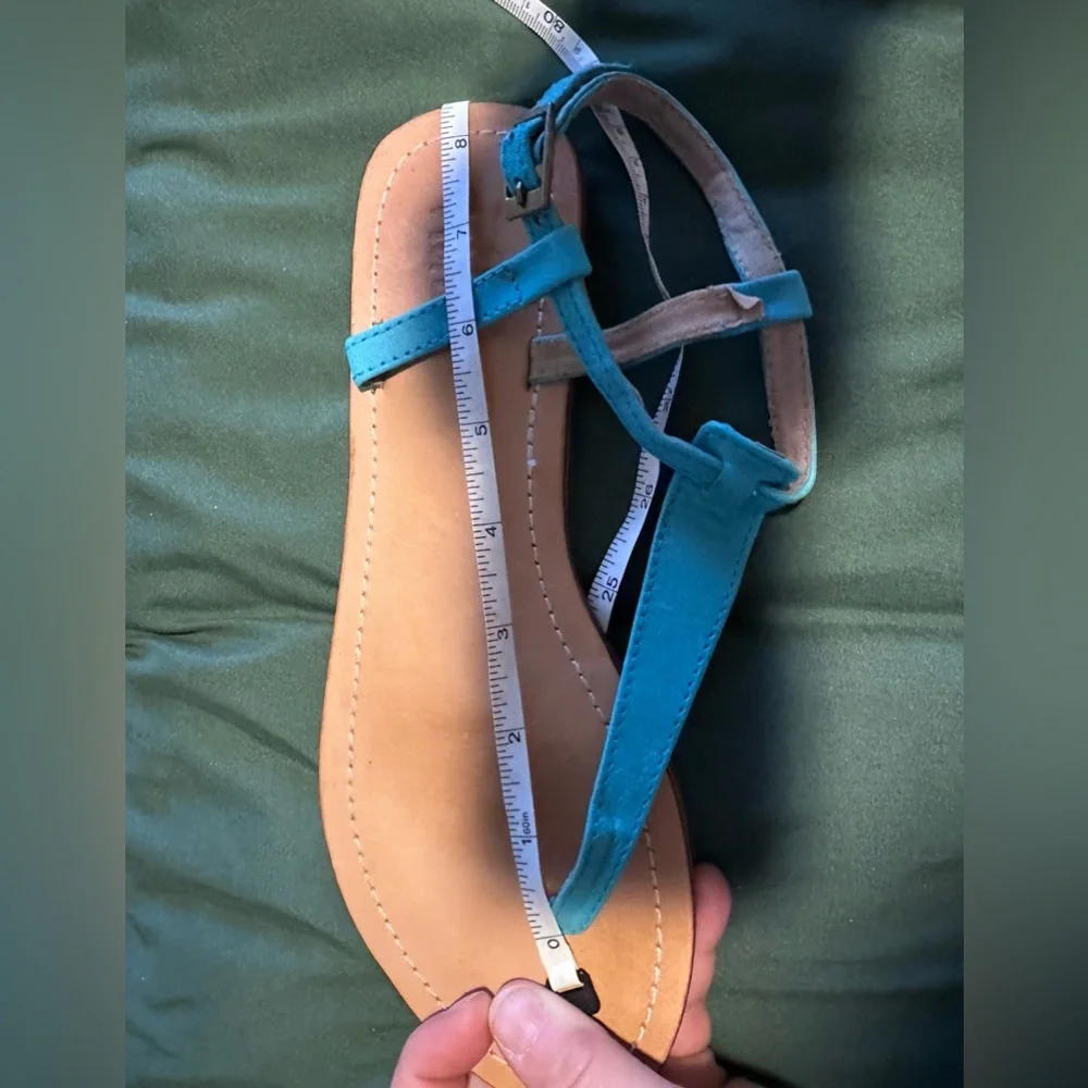 Handmade Turquoise Sandals shoes from Ubud, Bali